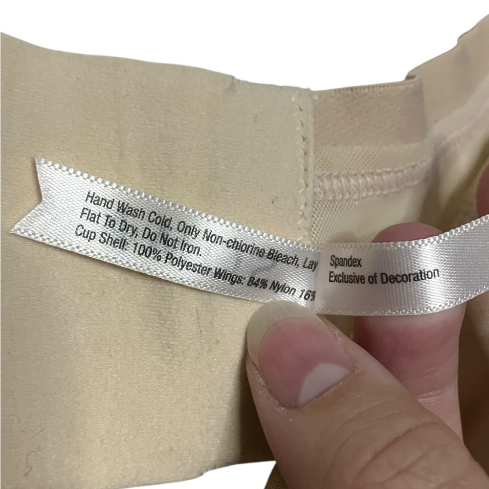 Soma Sensuous Sides Minimizer Bra 42DD 3” Underwire Minimalist Unlined Beige - Picture 6 of 9
